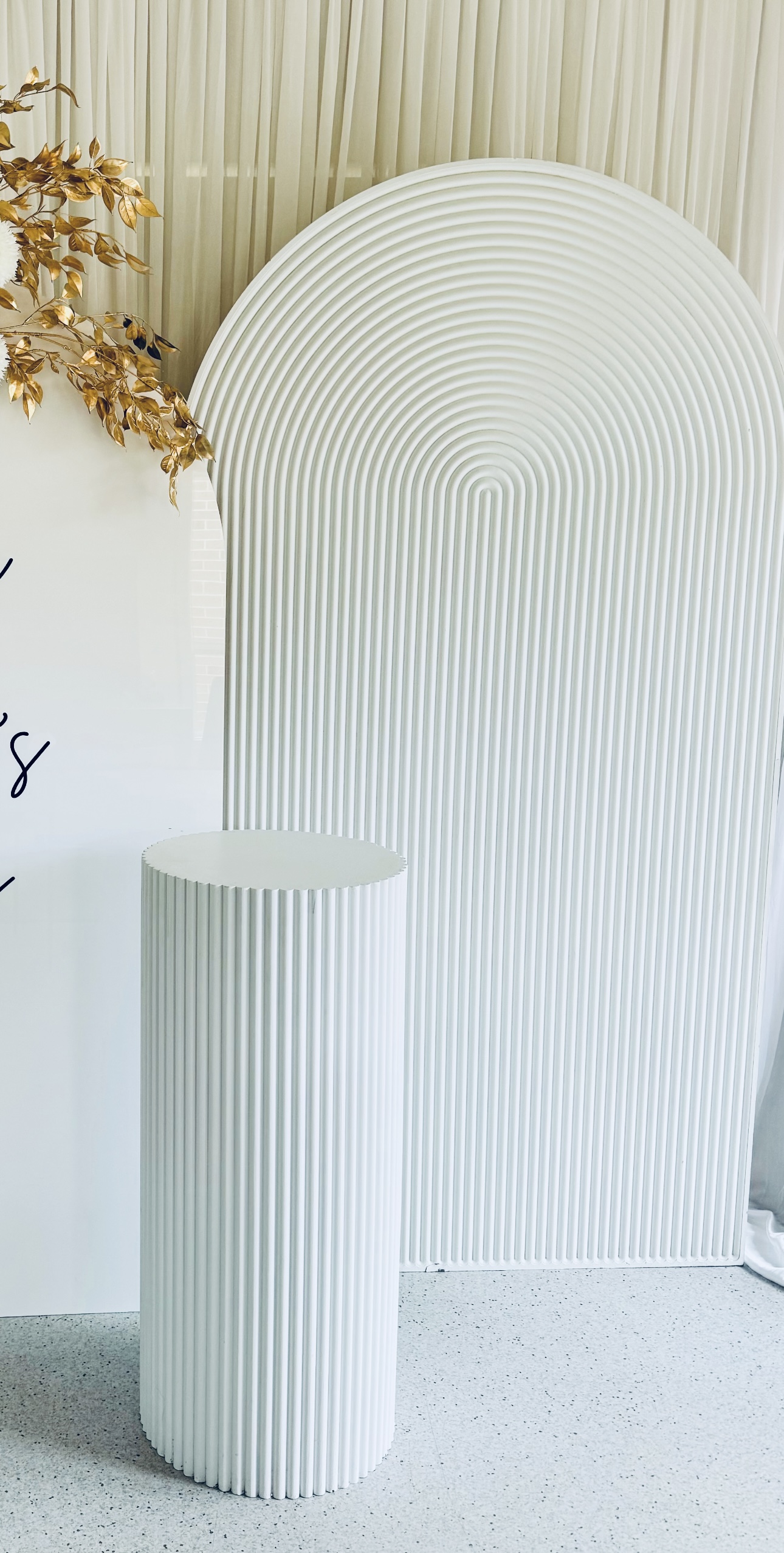 White Ripple Arch Hire Melbourne