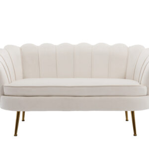 beige velvet chaise used for event hire in Melbourne