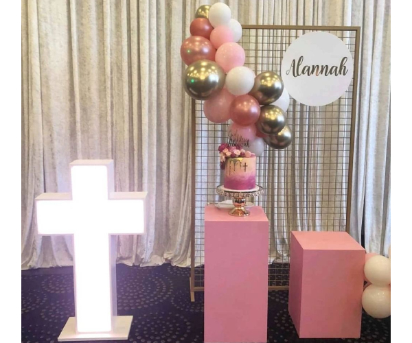 LED light up cross